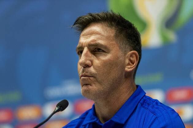 Fußball, Copa America, Nationalteam Paraguay Pressekonferenz Treino selecao do Paraguai RIO DE JANEIRO, RJ - 15.06.2019: TREINO SELEcaO DO PARAGUAI - Technician Eduardo Berizzo during a Paraguayan national team, Nationalteam held in the Maracanã press room on Saturday afternoon (15), for Copa America, in Rio de Janeiro, RJ. (Photo: Celso Pupo Fotoarena) x1748107x  CelsoxPupo