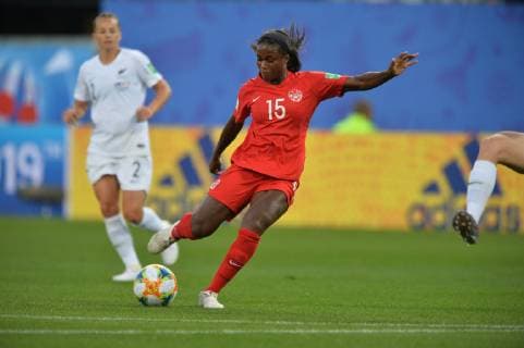 Fußball, WM Damen, Kanada - Neuseeland Nichelle Prince (canada) FOOTBALL : Canada vs Nouvelle Zelande - Coupe du monde de Football Feminin Groupe E - 15 06 2019 FredericChambert Panoramic 