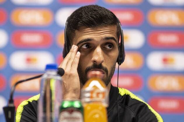 Treino da selecao do Catar RIO DE JANEIRO, RJ - 15.06.2019: TREINO DA SELEcaO DO CATAR - Hassan Al-Haidos during a collective selection of Qatar held in Maracanã on Saturday afternoon (15), for Copa America, in Rio de Janeiro, RJ. (Photo: Celso Pupo Fotoarena) x1748357x  CelsoxPupo