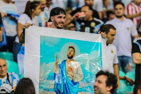 June 15, 2019 - Brazil - Game of the match between Argentina X Colombia valid for Group B of Copa America 2019, in the Arena Fonte Nova, in Salvador, this Saturday (15). Photo: Copa America ARG X COL - ZUMAb158 20190615_zap_b158_029 Copyright: xGeraldoxBubniakx