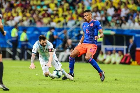 June 15, 2019 - Brazil - Messi in the Game of the match between Argentina X Colombia valid for Group B of Copa America 2019, in the Arena Fonte Nova, in Salvador, this Saturday (15). Photo: Copa America ARG X COL - ZUMAb158 20190615_zap_b158_026 Copyright: xGeraldoxBubniakx
