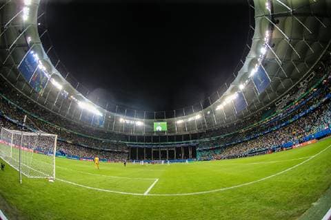 June 15, 2019 - Brazil - Game of the match between Argentina X Colombia valid for Group B of Copa America 2019, in the Arena Fonte Nova, in Salvador, this Saturday (15). Photo: Copa America ARG X COL - ZUMAb158 20190615_zap_b158_027 Copyright: xGeraldoxBubniakx