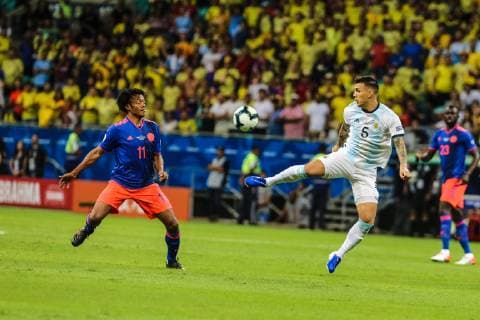 June 15, 2019 - Brazil - Game of the match between Argentina X Colombia valid for Group B of Copa America 2019, in the Arena Fonte Nova, in Salvador, this Saturday (15). Photo: Copa America ARG X COL - ZUMAb158 20190615_zap_b158_034 Copyright: xGeraldoxBubniakx