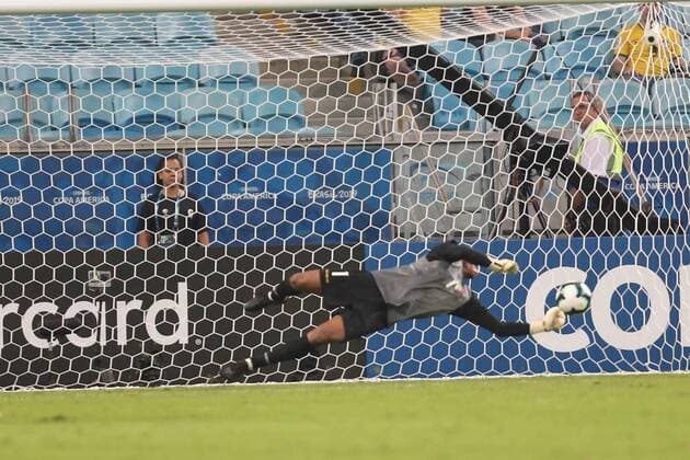 June 15, 2019 - %G - PORTO ALEGRE, RS, 15.06.2019: Venezuela e Peru realizam partida valida pela primeira fase da Conmebol Copa America Brasil 2019, na tarde deste sabado (14), na Arena do GroÂªmio, em Porto Alegre, Rio Grande do Sul, Brasil.Wuilker FaroÂ­nez Venezuela.Foto: Marcelo Oliveira VENEZUELA X PERU JOGO DA PRIMEIRA FASE DA COPA AMERICA 2019 - ZUMAa187 20190615_zsa_a187_032 Copyright: xMarceloxOliveira AmxPressx&xImagx