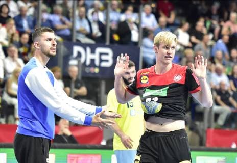16 06 2019 EM Qualification 2018 2019 Germany Kosovo OGo Armir Agushi 16, Kosovo Marian Michalczik 22, Germany