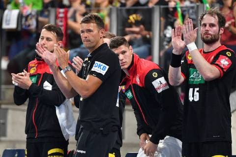 Christian PROKOP ,national coach,coach GER , applauds applause,applauds handball mens international match, EHF Euro qualification Germany GER Kosovo KOS , on 16 06 2019 Arena Nuernberger Versicherung