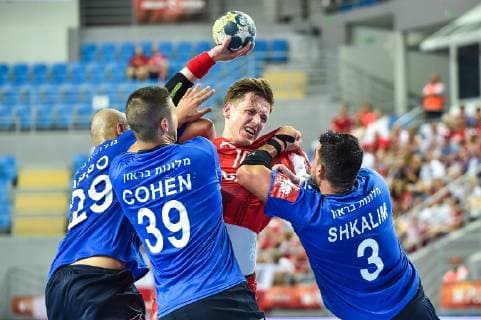 Handball, EM Quali, Polen - Israel 2019.06.16 Plock Pilka reczna Kwalifikacje do Mistrzostw Europy 2020 Polska - Izrael N z Patryk Walczak Foto Lukasz Laskowski PressFocus 2019.06.16 Plock Handball 2020 Men s European Championship, EM, Europameisterschaft Qualifiers Poland v Israel Patryk Walczak Credit: Lukasz Laskowski PressFocus NEWSPIX.PL --- Newspix.pl  20190616LUK_128