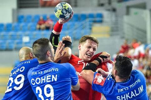 2019.06.16 Plock Pilka reczna Kwalifikacje do Mistrzostw Europy 2020 Polska - Izrael N z Patryk Walczak Foto Lukasz Laskowski PressFocus 2019.06.16 Plock Handball 2020 Men s European Championship, EM, Europameisterschaft Qualifiers Poland v Israel Patryk Walczak Credit: Lukasz Laskowski PressFocus NEWSPIX.PL --- Newspix.pl  20190616LUK_127
