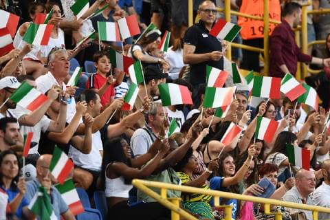 Mg Bologna 16 06 2019 - Europeo Under 21 Italia 2019 Italia-Spagna foto Matteo Gribaudi Image nella foto: tifosi Italia 