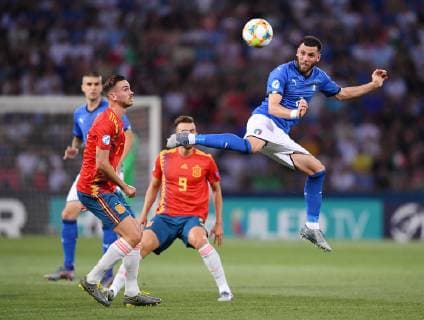 FOOTBALL UEFA U21 EUROPEAN CHAMPIONSHIP 2019 in Italy Italy Spain 16 06 2019 Arturo Calabresi re, Italy v. Fabian Ruiz li, Spain