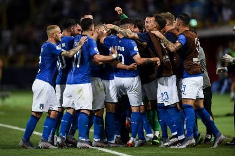Db Bologna 16 06 2019 - Europeo Under 21 Italia 2019 Italia-Spagna foto Daniele Buffa Image nella foto: esultanza gol Lorenzo Pellegrini 