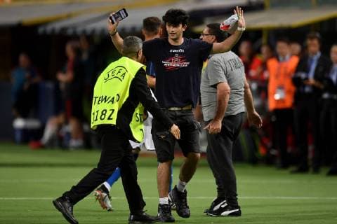 Pitch invader Bologna 16-06-2019 Stadio Renato Dall Ara Football UEFA Under 21 Championship Italy 2019 Group Stage - Final Tournament Group A Italy - Spain Photo Andrea Staccioli Insidefoto andreaxstaccioli