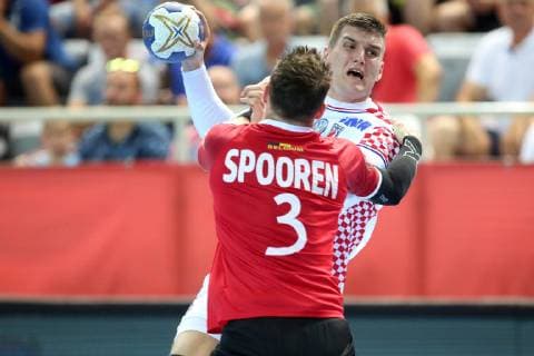 Handball qualifications - Porec, Croatia 16.06.2019., Porec, Croatia - 2020 European Men s Handball Championship qualification match between Croatia and Belgium. Serge Spooren  NelxPavletic PIXSELL