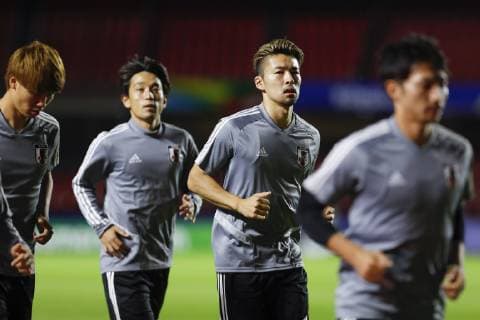 Training of the Japanese Team in São Paulo SÃO PAULO, SP - 16.06.2019: TRAINING OF THE JAPANESE TEAM IN SÃO PAULO - Players of the Japanese national team, Nationalteam during the training of the Japanese Team at the Morumbi Stadium in São Paulo, SP. (Photo: Ricardo Moreira Fotoarena) x1748786x  RicardoxMoreira