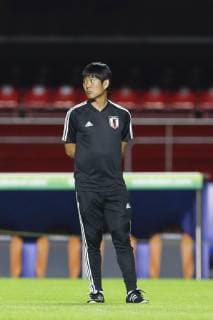 Training of the Japanese Team in São Paulo SÃO PAULO, SP - 16.06.2019: TRAINING OF THE JAPANESE TEAM IN SÃO PAULO - Technical Hajime Moriyasu during the training of the Japanese Team at the Morumbi Stadium in São Paulo, SP. (Photo: Ricardo Moreira Fotoarena) x1748795x  RicardoxMoreira