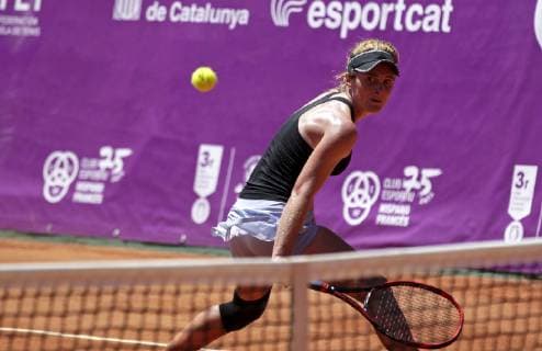 June 16, 2019 - Barcelona, Spain - Allie Kiick during the final match of the third international trophy ITF City of Barcelona, played at C.E. Hispano Frances, on 16th June 2019 in Barcelona, Spain. ITF City of Barcelona - Final Match  - ZUMAn230 20190616_zaa_n230_148 Copyright: xJoanxVallsx
