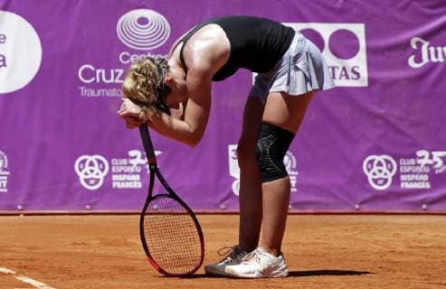 June 16, 2019 - Barcelona, Spain - Allie Kiick during the final match of the third international trophy ITF City of Barcelona, played at C.E. Hispano Frances, on 16th June 2019 in Barcelona, Spain. ITF City of Barcelona - Final Match  - ZUMAn230 20190616_zaa_n230_161 Copyright: xJoanxVallsx