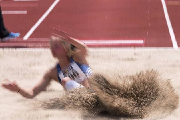 Womens long jump athletics U 23 DM in Wetzlar, Germany on 16 06 2019