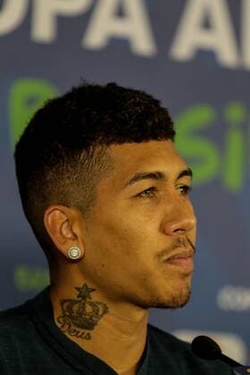 Fußball, Copa America, Nationalteam Brasilien Pressekonferenz Treino da Selecao Brasileira em Salvador SALVADOR, BA - 17.06.2019: TREINO DA SELEcaO BRASILEIRA EM SALVADOR - Roberto Firmino, player of the Brazilian national team, Nationalteam and Liverpool, during a press conference, PK, Pressekonferenz at Arena Fonte Nova, in Salvador, Bahia, Brazil. (Photo: Tiago Caldas Fotoarena) x1749316x  TiagoxCaldas