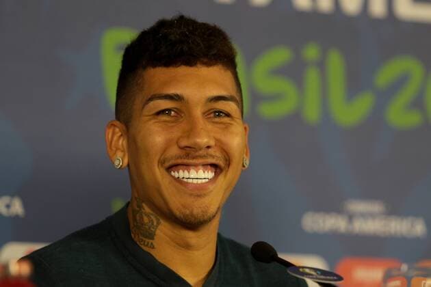 Sport Bilder des Tages Fußball, Copa America, Nationalteam Brasilien Pressekonferenz Treino da Selecao Brasileira em Salvador SALVADOR, BA - 17.06.2019: TREINO DA SELEcaO BRASILEIRA EM SALVADOR - Roberto Firmino, player of the Brazilian national team, Nationalteam and Liverpool, during a press conference, PK, Pressekonferenz at Arena Fonte Nova, in Salvador, Bahia, Brazil. (Photo: Tiago Caldas Fotoarena) x1749330x  TiagoxCaldas