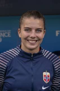 Fußball, Frauen, EM Kader 2022, Nationalteam Norwegen Cecilie Redisch Kvamme (Norway) during the FIFA Women s World Cup France 2019 Group A match between South Korea 1-2 Norway at Auguste Delaune Stadium in Reims, France, June17, 2019. Noxthirdxpartyxsales  (106077410)