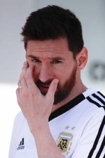 Argentina s national soccer team player Lionel Messi attends a training session, a day before facing Paraguay in their second match for the B group of the Copa America 2019, in Belo Horizonte, Brazil, 18 June 2019. Argentina prepares its second Copa America match against Paraguay !ACHTUNG: NUR REDAKTIONELLE NUTZUNG!  Copyright: xJuanxIgnacioxRoncoronix COPAME793 20190618-636964768481459796
