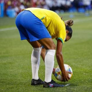 Brazil vs Italy VALENCIENNES, NO - 18.06.2019: BRAZIL VS ITALY - Marta do Brasil during a match between Brazil and Italy, valid for the FIFA Women& 39;s Worup Cup 2019, held on Tuesday, June 18, 2019, at the Hainaut Stadium in Valenciennes, France. (Ph Richard Cal Callis Fotoarena) x1749504x  RichardxCallis