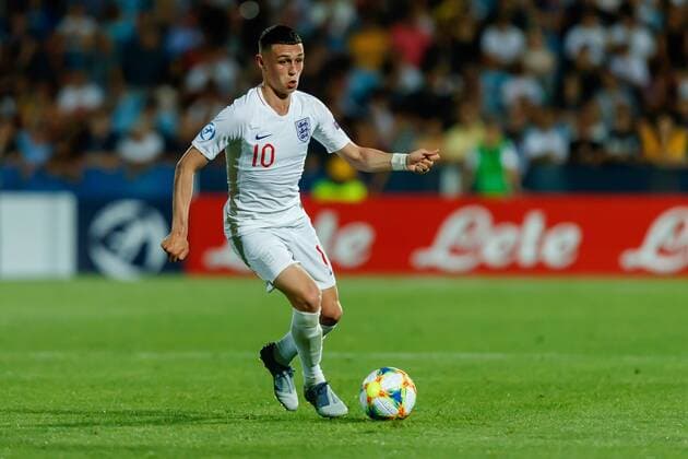 Cesena, Italy, 18 06 2019, UEFA U 21 European Championship Italy 2019, Group Phase, Group C, England France, Phil Foden GBR in action Defodi 01048 182527 Defodi-048