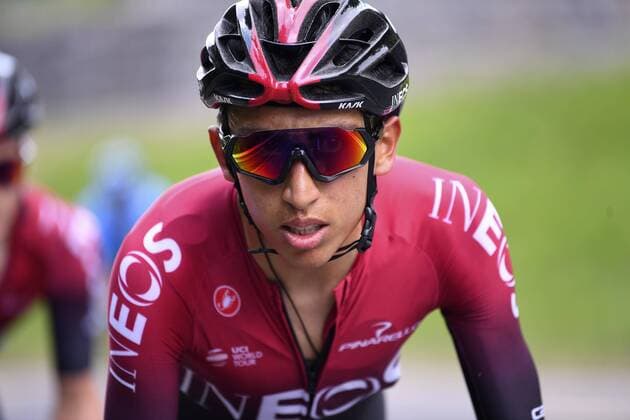 EINSIEDELN, SWITZERLAND - JUNE 19 : BERNAL GOMEZ Egan Arley (COL) of TEAM INEOS during stage 5 of the Tour de Suisse cycling race, a stage of 177 kms between Munchenstein and Einsiedeln on June 19, 2019 in Einsiedeln, Switzerland, 19 06 2019 CYCLISME : Tour de Suisse - Etape 5 - Murten Morat to Arlesheim - 19 06 2019 PhotoNews Panoramic 