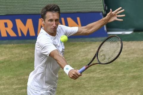 GER, NOVENTI OPEN 2019, ATP 500 19 06 2019, GERRY WEBER STADION, Halle Westfalen , GER, NOVENTI OPEN 2019, ATP 500 , Sergiy STAKHOVSKY UKR vs Pierre Hugues HERBERT FRA in picture Sergiy STAKHOVSKY UKR nph Mauelshagen nph00321