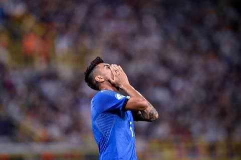 June 19, 2019 - Bologna, ITA, Italy - Lorenzo Pellegrini of Italy looks dejected during the 2019 UEFA EURO, EM, Europameisterschaft,Fussball U-21 Championship match between Italy U-21 and Poland U-21 at Stadio Renato Dall Ara, Bologna, Italy on 19 June 2019. Italy v Poland: Group A - 2019 UEFA U-21 Championship  - ZUMAn230 20190619_zaa_n230_254 Copyright: xGiuseppexMaffiax