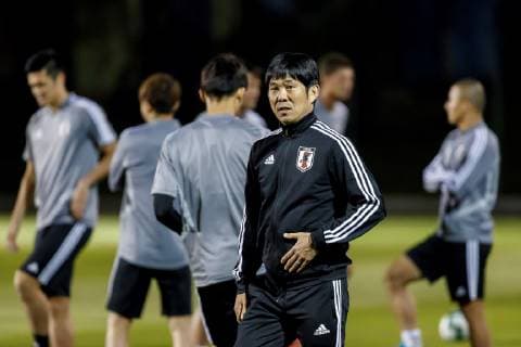 Japan national soccer team Head Coach, Hajime Moriyasu, participates in a training session in the city of Porto Alegre as part of the team s preparation to face Uruguay on 20 June in the phase of groups of the Copa America 2019 at the Arena do Gremio stadium in Porto Alegre, Brazil, 19 June 2019. EFE Jose Mendez Training session of Japan national soccer team !ACHTUNG: NUR REDAKTIONELLE NUTZUNG!  Copyright: xJoséxMéndezx COPAME987 20190620-636965916756165675