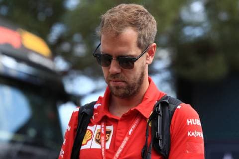 20th June 2019, Circuit Automobile Paul Ricard, Le Castellet, Marseille, France ; FIA Formula 1 Grand Prix of France, arrival day; Scuderia Ferrari, Sebastian Vettel  ActionPlus12145778 Octane