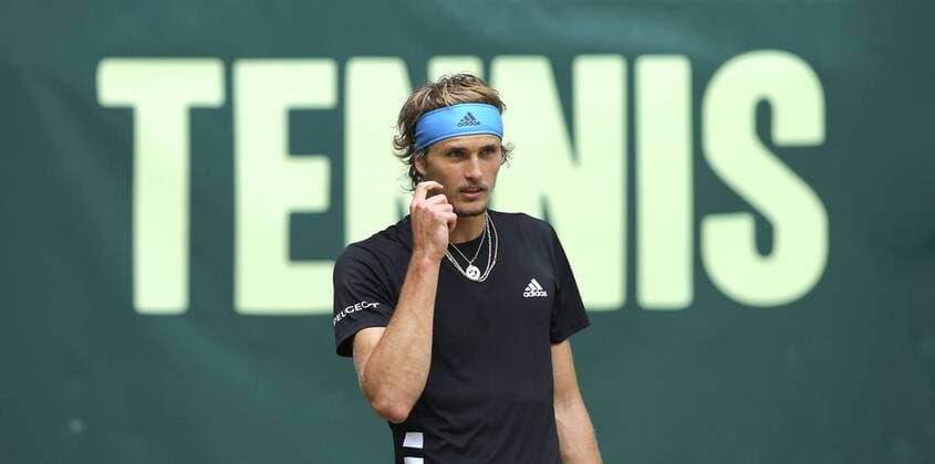 Photo Alexander Sascha Zverev GER wins tennis tournament 27 Noventi Open at the Gerry Weber Sportpark in Halle Westfalen Thu 20 06 2019
