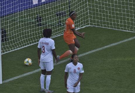 But de Lineth Beerensteyn FOOTBALL : Coupe du Monde femine france 2019 - Netherlands vs Canada - 20 06 2019 MAO Panoramic 