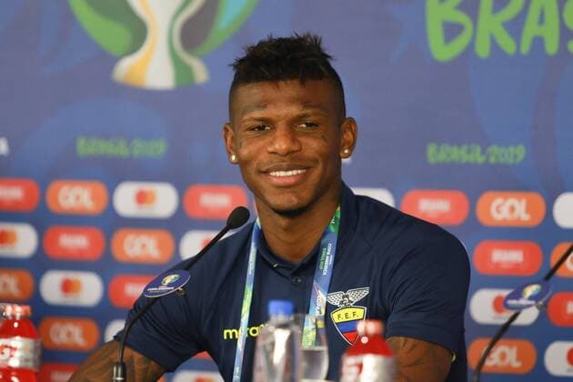 Coletiva Selecao Equador SALVADOR, BA - 20.06.2019: COLETIVA SELEcaO EQUADOR - Robert Arboleda, Ecuadorian national team, Nationalteam player, during a press conference, PK, Pressekonferenz at the Fonte Nova Arena in Salvador, Bahia, Brazil. (Photo: Tiago Caldas Fotoarena) x1750667x  TiagoxCaldas