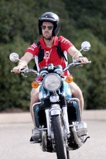 VETTEL Sebastian F1 Team Scuderia Ferrari On the bike to the first practice Formula 1 GP 2019 France on 21 06 2019 at Le Castellet