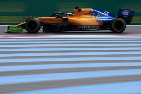 June 21, 2019 - Le Castellet, France - Carlos Sainz of Spain driving the (55) McLaren F1 Team MCL34 during the Pirelli GP de France 2019 at Circuit Paul Ricard on June 21, 2019 in Le Castellet, France. F1 Grand Prix of France - Practice  - ZUMAn230 20190621_zaa_n230_306 Copyright: xJosexBretonx