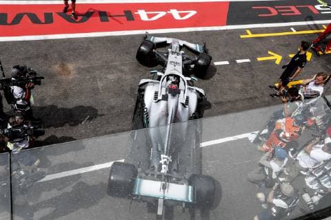 Motorsports: FIA Formula One World Championship, WM, Weltmeisterschaft 2019, Grand Prix of France, 44 Lewis Hamilton (GBR, Mercedes AMG Petronas Motorsport), Le Castellet France