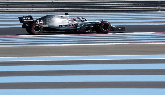 Motorsports: FIA Formula One World Championship, WM, Weltmeisterschaft 2019, Grand Prix of France, 44 Lewis Hamilton (GBR, Mercedes AMG Petronas Motorsport), Le Castellet France
