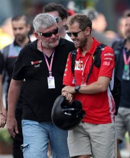 Le Castellet, France, 21 06 2019, Formula 1, Formula 1, French Grand Prix, Sebastian Vettel GER 5 , Scuderia Ferrari Mission Winnow with wedding ring on his finger Defodi 09 506 033768 Defodi-506