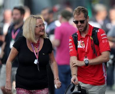 Le Castellet, France, 21 06 2019, Formula 1, Formula 1, French Grand Prix, Sebastian Vettel GER 5 , Scuderia Ferrari Mission Winnow with wedding ring on his finger Defodi 09 506 033769 Defodi-506
