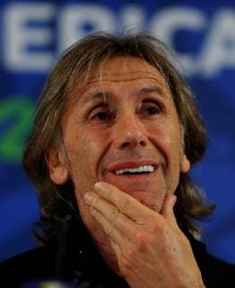 Head coach of Peru s national team, Nationalteam Ricardo Gareca attends a press conference, PK, Pressekonferenz in Sao Paulo, Brazil, 21 June 2019. Peru s National Team press conference !ACHTUNG: NUR REDAKTIONELLE NUTZUNG!  Copyright: xPauloxWhitakerx COPAME1383 20190622-636967690545183646