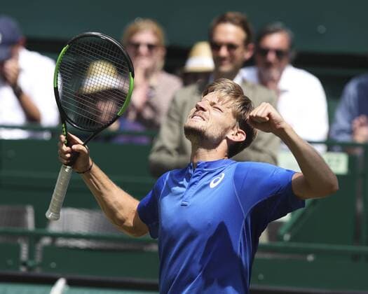 David Goffin makes his fist and cheers,cheers,joy,emotion Copyright: xJuergenxHasenkopfx