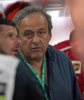 Le Castellet, France, 22 06 2019, Formula 1, Formula 1, French Grand Prix, Michel Platini guest at Ferrari Defodi 09 506 033780 Defodi-506