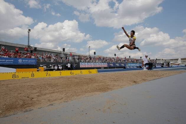 Sport Themen der Woche KW25 Sport Bilder des Tages Berlin Fliegt! 22.06.2019 Malaika Mihambo (LG Kurpfalz) *** Berlin Flies 22 06 2019 Malaika Mihambo LG Kurpfalz xDRx