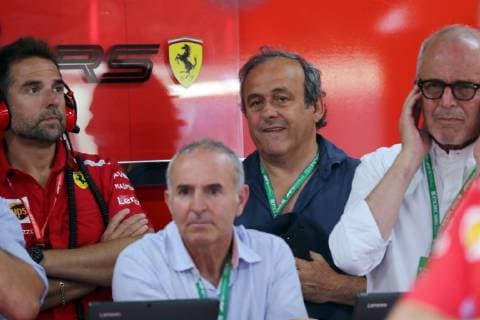 Photo4 LaPresse 22 06 2019 Le Castellet, France Grand Prix Formula One France 2019 In the pic: Michel Platini  Copyright: xPhoto4 LaPressex