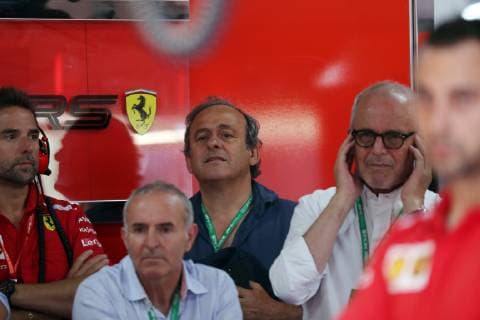 Photo4 LaPresse 22 06 2019 Le Castellet, France Grand Prix Formula One France 2019 In the pic: Michel Platini  Copyright: xPhoto4 LaPressex