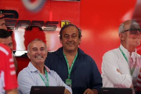 Photo4 LaPresse 22 06 2019 Le Castellet, France Grand Prix Formula One France 2019 In the pic: Michel Platini  Copyright: xPhoto4 LaPressex
