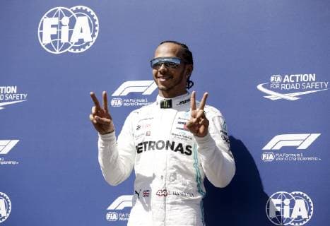 Motorsports: FIA Formula One World Championship, WM, Weltmeisterschaft 2019, Grand Prix of France, 44 Lewis Hamilton (GBR, Mercedes AMG Petronas Motorsport), Le Castellet France